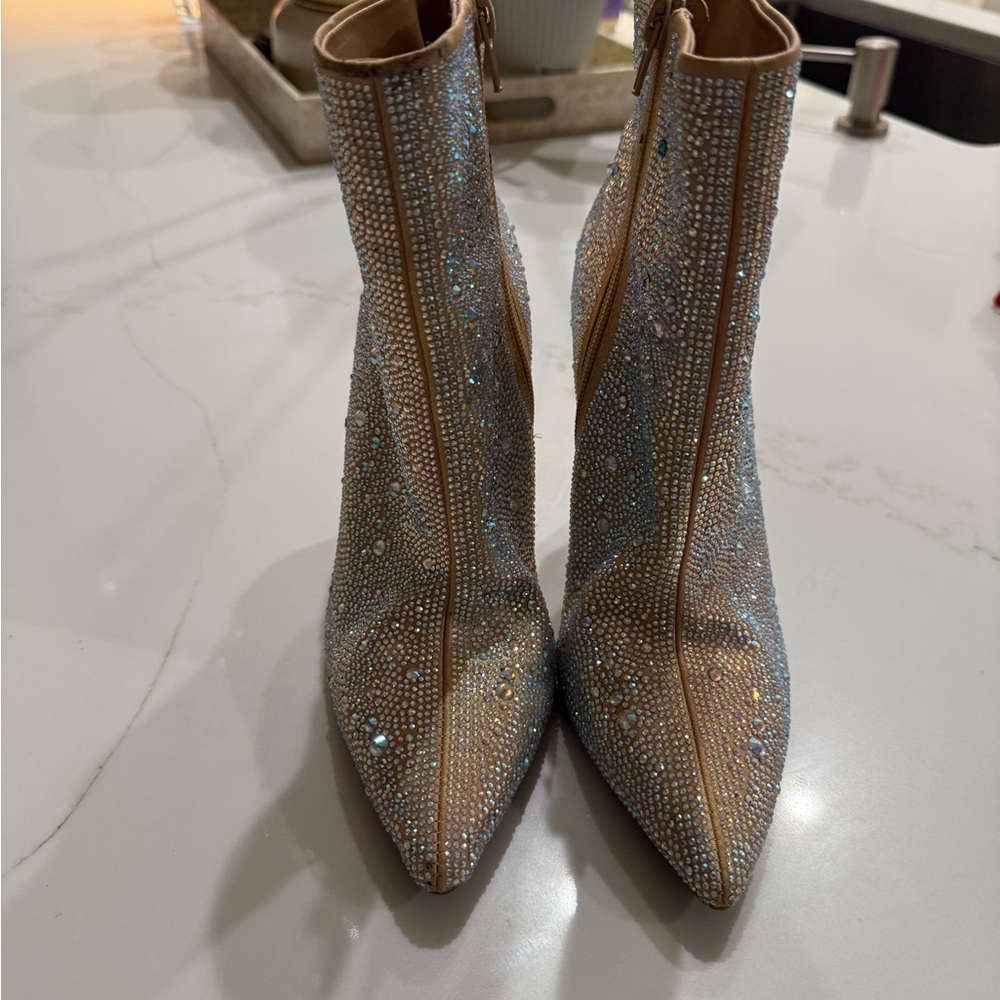 INC International Concepts Glittering Heeled Boots